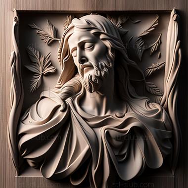 3D model st jesus (STL)